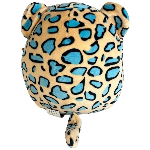 Squishmallow Liv The Teal Leopard Cheetah Kellytoy Soft Plush Stuffed Animal - Picture 4 of 8